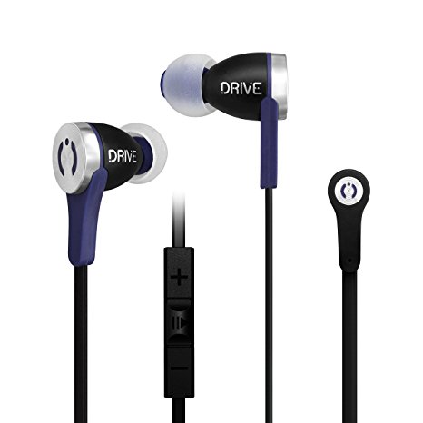 MuveAcoustics Drive MA-1000SB Premium In-Ear Headphones (Steel Black)