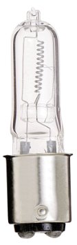 Satco S3147 120V 100-Watt T4 DC Bayonet Base Light Bulb Clear