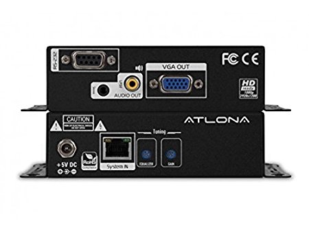 Atlona Technologies AT-VGA-RS300SRS 1000-Feet VGA/Digital/Stereo/RS232 Extender Over Single CAT5/6