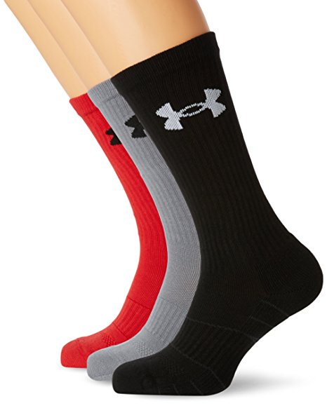 Under Armour Men's Elevated Performance Crew Socks (3 Pack)