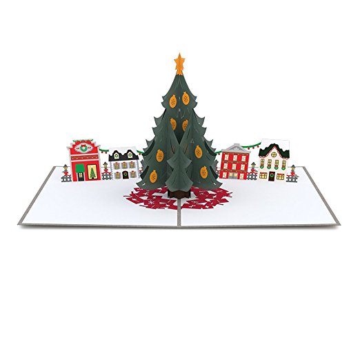 Lovepop Christmas Tree Village Pop Up Card