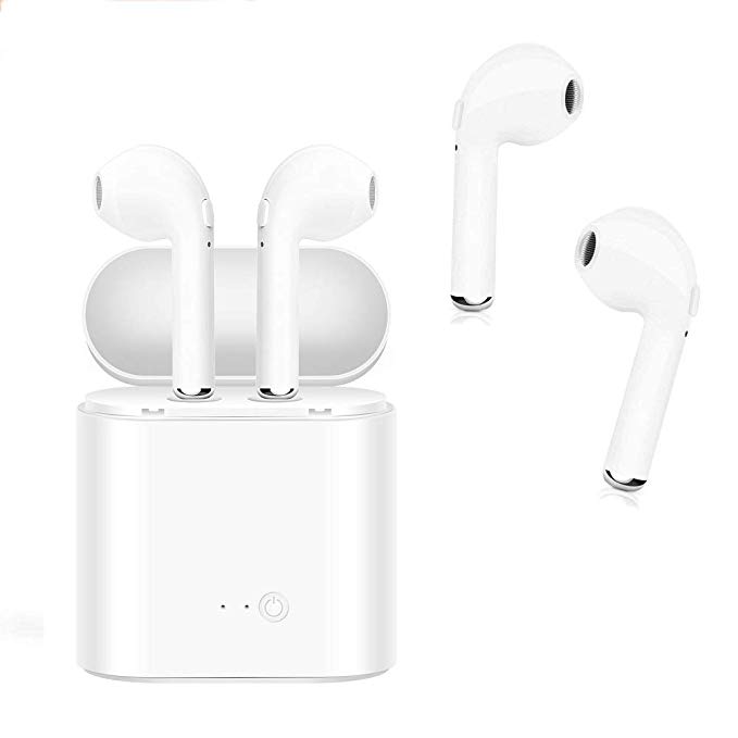 The Shurefu Wireless Bluetooth Headphone, Wireless Earbuds Bluetooth Earphone with Microphone Charging Box Compatible with All Smart Bluetooth Devices