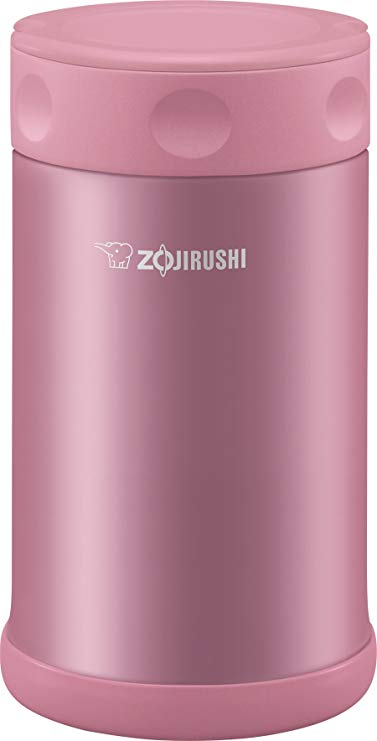 Zojirushi Stainless Steel Food Jar, Shiny Pink