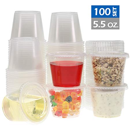 Freshware YH-5CUP100 Portion Cups, 5 oz, 2 oz