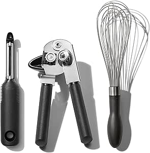 OXO Good Grips Stainless Steel Essential 3-Piece Kitchen Gadget Set