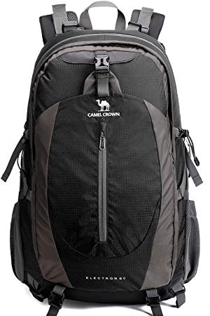 Camel 30L/40L Hiking Backpack for Women Men Lightweight Durable Daypack for Travel Outdoor Camping