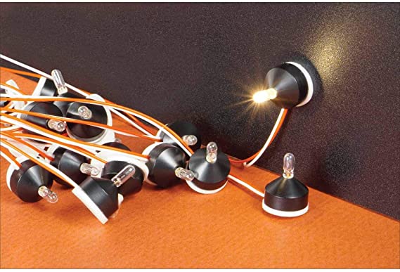 Miniature Peel & Stick LED Lamps, Package of 20