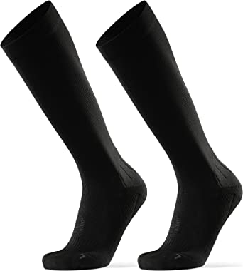 Calcetines de Compresión, para Hombre y Mujer, Deporte, Running, Varices, Recuperación, Embarazo, Circulación Sanguínea, Vuelos y Trombosis, Enfermeras, Médicos, Pack de 1 o 2 pares