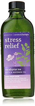 Bath and Body Works Aromatherapy Massage Oil 4 Oz (Eucalyptus Tea)