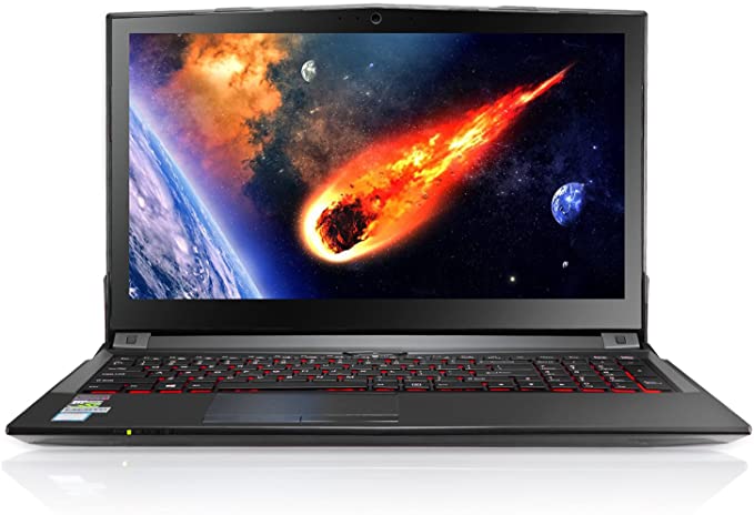 HoMei Quad Core Gaming Notebook Laptop, 15.6-Inch FHD, 32GB DDR4, 256GB SSD, 1TB HDD, Intel Core i7-7700HQ, NVIDIA GeForce GTX 1050 Ti, Bluetooth, Backlit Keyboard