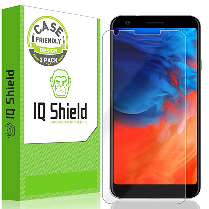 [2-Pack] IQ Shield LiQuidSkin Clear [Case Friendly] Screen Protector for Google Pixel 3a XL 6" Bubble Free Film