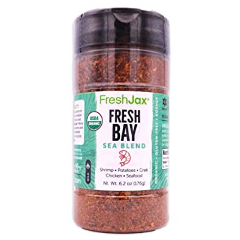 FreshJax Premium Gourmet Spices and Seasonings (Fresh Bay: Organic Sea Seasoning) 6.2oz