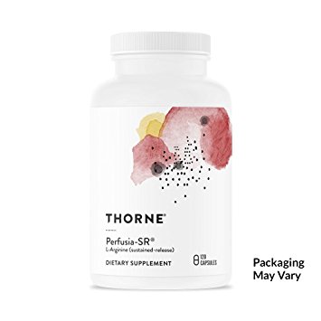 Thorne Research - Perfusia-SR - Sustained-Release L-Arginine to Support Heart Health, Nitric Oxide Production, and Optimal Blood Flow - 120 Capsules