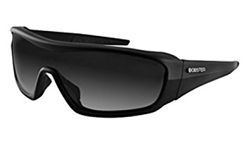 Bobster Enforcer Oversized Sunglasses, Black Frame/Smoke, Clear, Amber Lenses