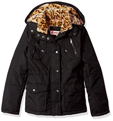 Urban Republic Big Ur Girls Ballistic Jacket, Black 5662AB, 16