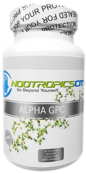 Alpha GPC Dosage | 500 mg | 90 Capsules | Nootropics City | Best Choline Supplement