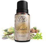 Inhale Respiratory Blend By Ovvio Oils - Promotes Seasonal Allergy Sinus and Congestion Relief for Natural Breathe the Holistic Way - 100 Pure Aromatherapy Grade Essetnail Oils - Origin France Spain - Comparable to Doterra Breathe Young Living Healing Solutions Sun Organic Edens Garden Except Imported Directly From Europe and 100 Authentic - 15ml