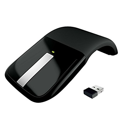 Mouse Wireless Foldable Mouse with USB Receiver for PC Laptop MacBook