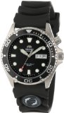 Orient Mens EM6500BB Ray Automatic Stainless Steel Dive Watch with Black Rubber Band