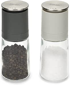 Joseph Joseph Salt and Pepper Grinder Set - Black/Grey