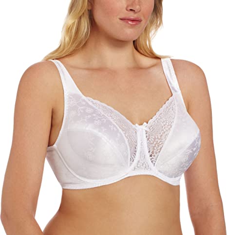 Playtex Secrets Love My Curves Signature Floral Underwire Full Coverage Bra #4422