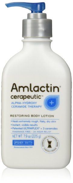 AmLactin Alpha-Hydroxy Therapy Cerapeutic Restoring Body Lotion for Arms Legs Best Dermatologist Moisturizer for Dry Skin, 7.9 Ounce