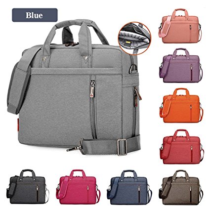 Samaz Shakeproof Nylon Laptop Messenger Shoulder Bag Case Briefcase for 13 - 17 Inch Laptop / Notebook / Ultrabook / Macbook Pro Retina Case