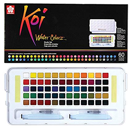 Sakura XNCW-60N Studio Watercolor Set, 60", Assorted