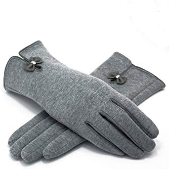 Womens Winter Touch Screen GlovesWarm Fleece Lining Driving Texting Gloves