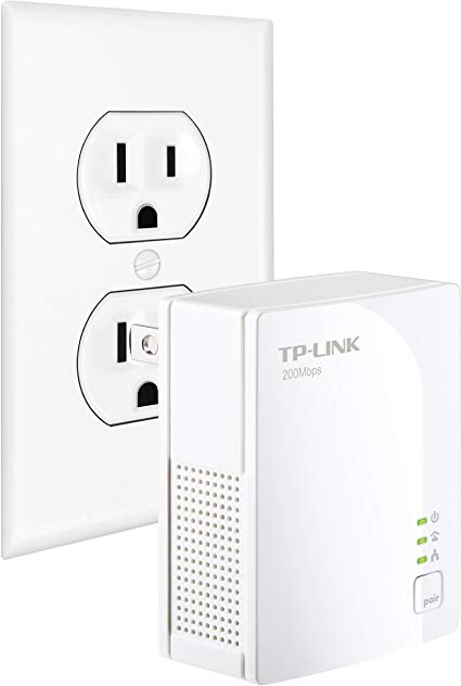 TP-LINK TL-PA2010 AV200 Nano Powerline Adapter, Up to 200Mbps, Plug and Play, Power Saving Mode