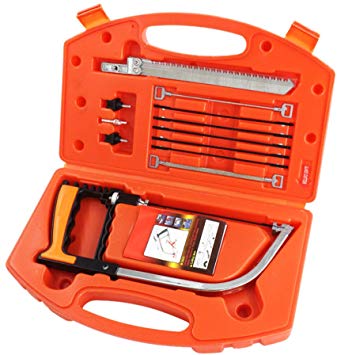 Handsaw Set, 12 in 1 Magic Universal Hand Saw Kit with Storage Case for Cutting Wood, Plastic, PVC Pipe