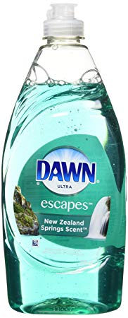 Dawn Ultra Escapes Dishwashing Liquid, New Zealand Springs, 532 Milliliter