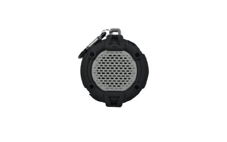 Swordfish Tech Waterproof, Bluetooth 4.0 Speaker for Smartphones - Retail Packaging - Grey