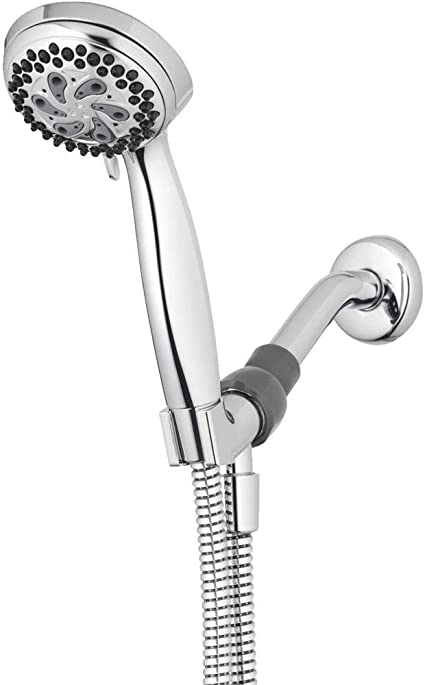 Waterpik EcoFlow 6 Spray Mode Hand Held Shower Head 1.8 GPM Chrome VSA-653E