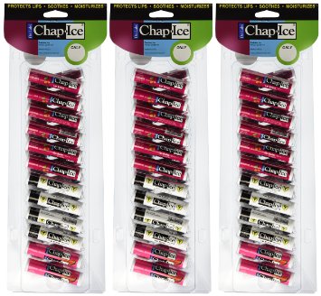 Chap-Ice Assorted Lip Balm Pack of 72