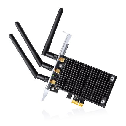 TP-Link Archer T9E AC1900 Dual Band Wireless PCI Express Adapter, 5Ghz 1300Mbps Plus 2.4Ghz 600Mbps, Beamforming, 3T3R