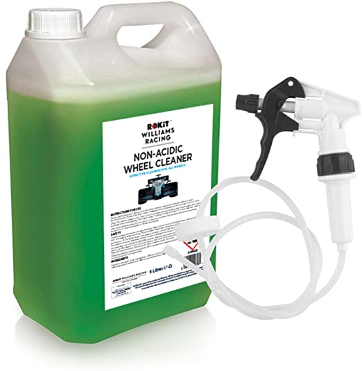 Williams Racing 5L Heavy Duty Non-Acidic Wheel Cleaner with Long Hose Trigger