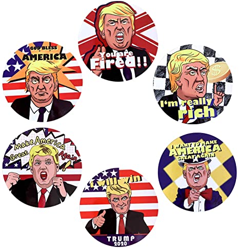 Youpin Trump Coasters for Drinks，Absorbent Funny Coaster Cork Coasters Sets of 6 for Kitchen Home Women Men Gifts for Thanksgiving Day Christmas