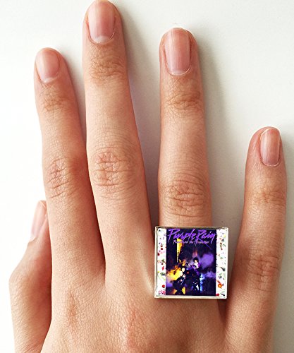 Album Cover Art Adjustable RING - Prince - Purple Rain