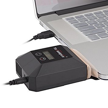 Laptop Cooler,Patekfly Intelligent USB Vacuum Cooling Fan Cooler That Automatic Temperature Control For Various Size Laptop/Notebook Computers