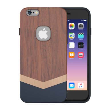 iPhone 6 Plus CaseSlicoo Unique Handmade Natural Wood Slim Hard Cover Wooden Protective Case for iPhone 6 Plus  Apple iPhone 6S plus Rosewood