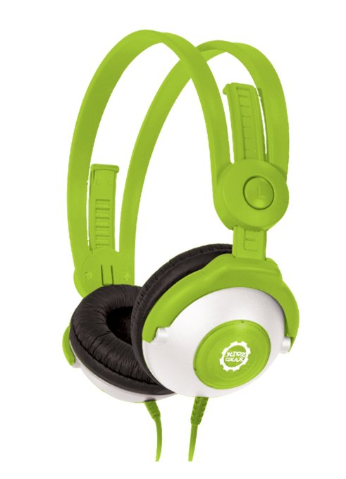Kidz Gear Wired Headphones For Kids - Green