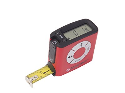 eTape16 ETBT16.75-DB-RP Digital Tape Measure, Bluetooth, Polycarbonate, 16', Red