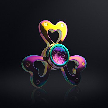 Fidget Spinner, Greatever K8 Butterfly Anti-broken Metal EDC Focus Tri-Spinner Fidget Hand Spinner Toy Fingertip Gyro Time Killer Stress Reducer for ADD,ADHD,Anxiety,Boredom,Autism