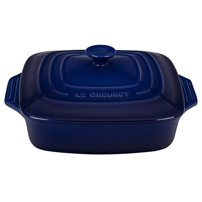 Le Creuset of America PG1357S-2478 2.75 qt. [9.5"] Covered Square Casserole, Indigo