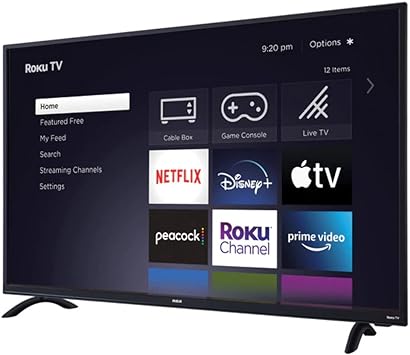 RCA ROKU 50" 4K Smart LED UHD TV (RTRU5028), Black