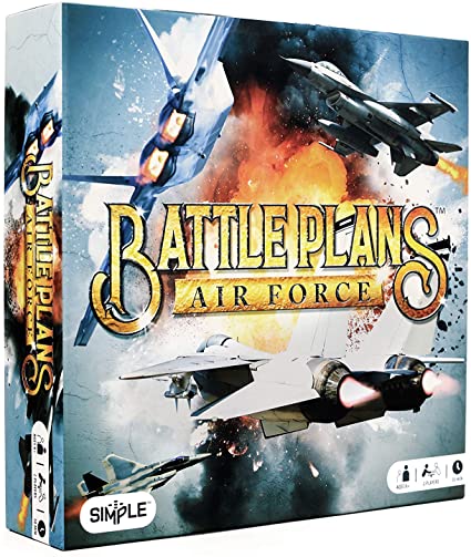 Battle Plans Air Force, a Classic Family Strategy Board Game. Compare to Stratego with Pre Applied Stickers