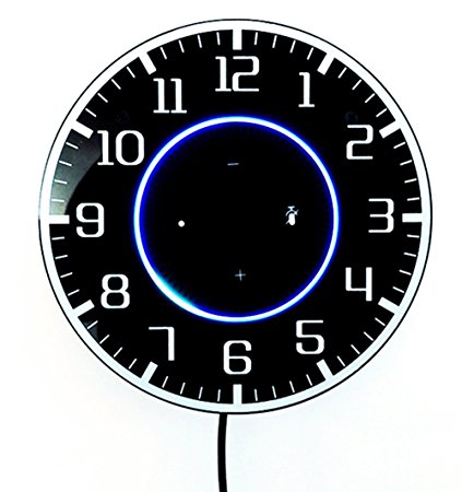 Wall Clock Style Wall Mounting Guard For Alexa Echo Dot 2nd Generation And Others