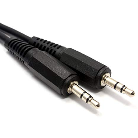 Kenable 3.5mm Male Audio Jack Plug to Plug Stereo Mini AUX Cable 0.15m (~6 inch)