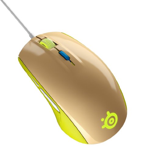 SteelSeries Rival 100, Optical Gaming Mouse - Gaia Green